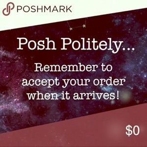 Please accept your orders!